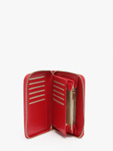 Portemonnee Ted lapidus Rood jara TLMQ1503-vue-porte